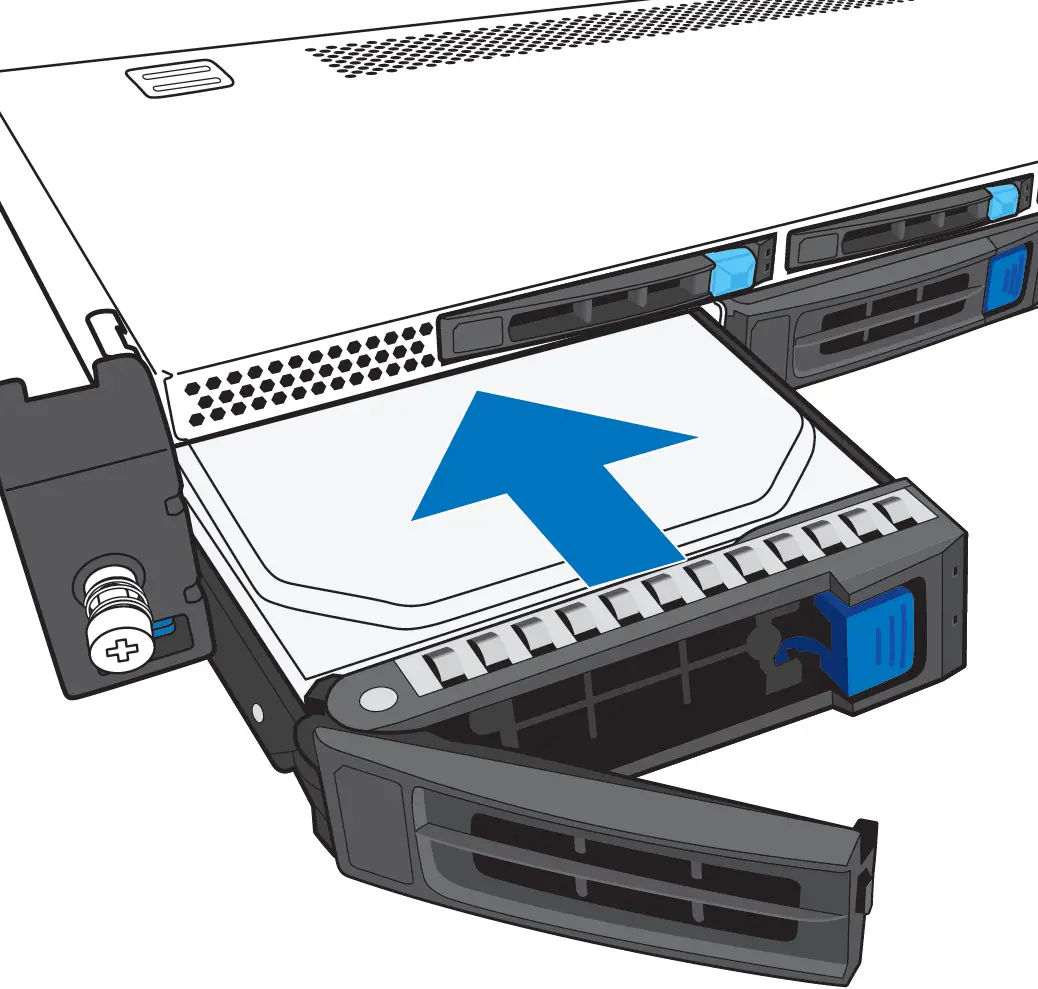 Install the Hard Disk Drives 04