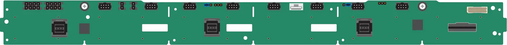 M1303G68A-BP12E-12X HDD Backplane Board (pre-installed)