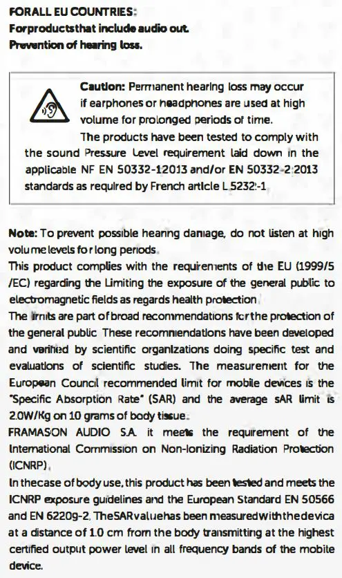 VIETA PRO VM-BS57 Upper 3 Speaker User Guide - Security