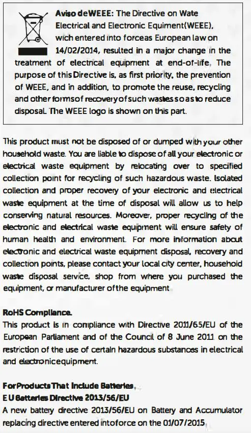 VIETA PRO VM-BS57 Upper 3 Speaker User Guide - Security