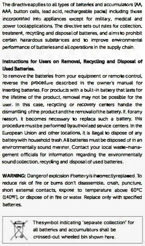 VIETA PRO VM-BS57 Upper 3 Speaker User Guide - Security