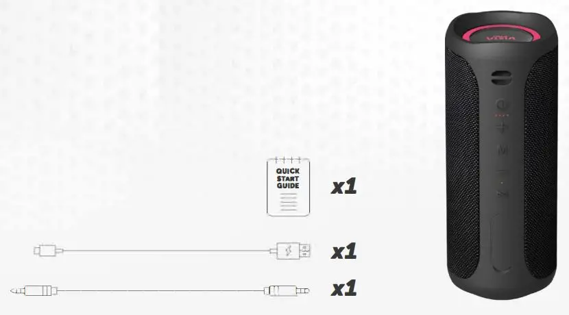 VIETA PRO VM-BS57 Upper 3 Speaker User Guide - What's in The Box