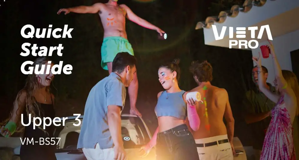 VIETA PRO VM-BS57 Upper 3 Speaker User Guide