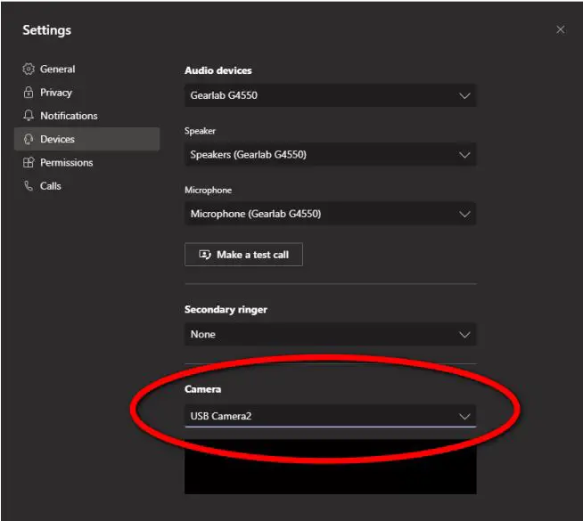 Gearlab HD Office Web Camera - Microphone , Video Settings