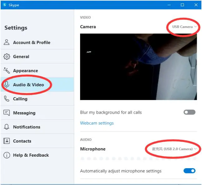 Gearlab HD Office Web Camera - Microphone , Video Settings