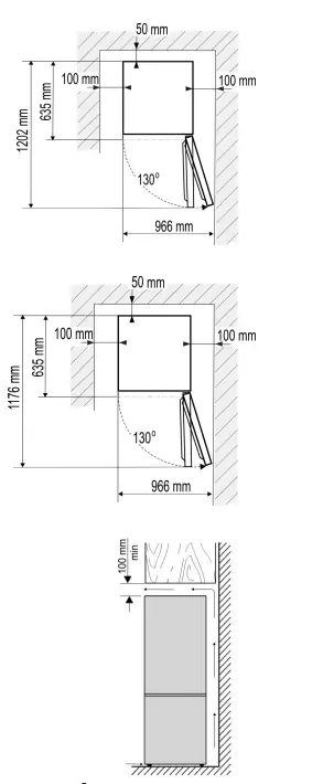 SNAIGE RF62FB-TNCBNE0 Refrigerator Freezer image fig2