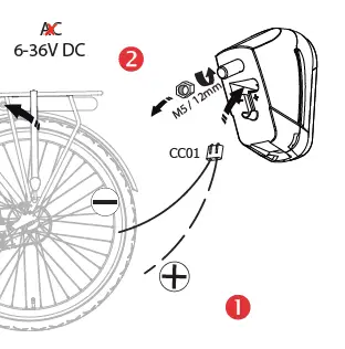 spanninga Presto Guard E-Bike Bicycle Lights fig 2