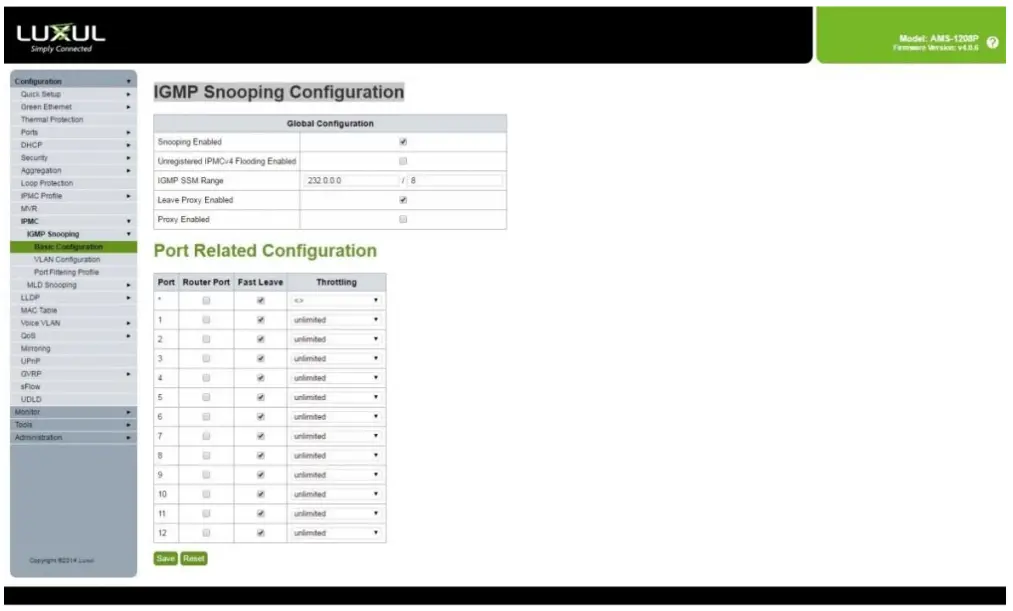 C2G 29975 Luxul Ethernet Switch - fig