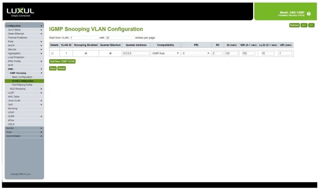 C2G 29975 Luxul Ethernet Switch - fig1