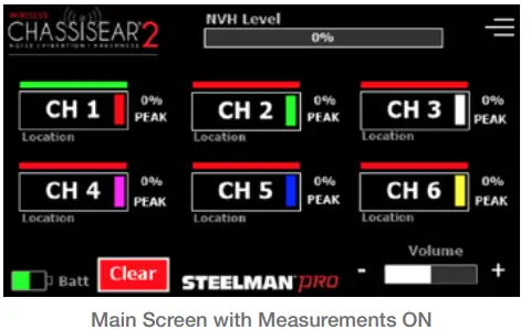 SYSTEM SETTINGS SCREEN