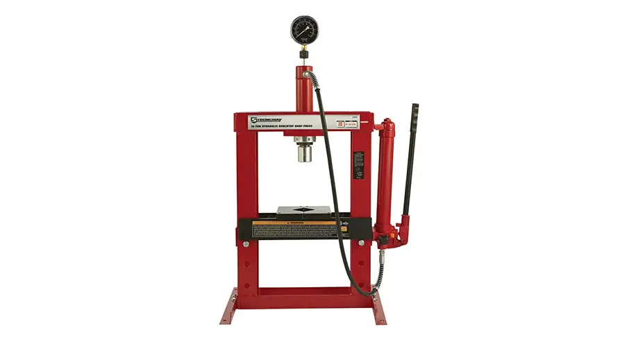 Hamron 619550 Workshop Press 10 Ton Instruction Manual Hamron 619550 Workshop Press 10 Ton Instruction Manual