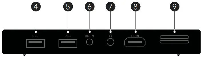 PROZIS Pix E Avant Portable Projector - Rear View