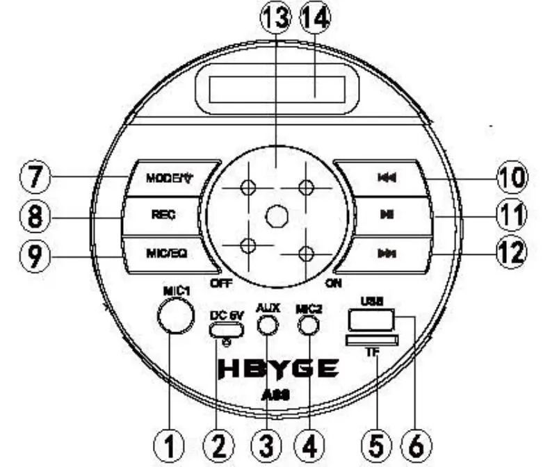 HBYGE-A88-Bluetooth-Speaker-1