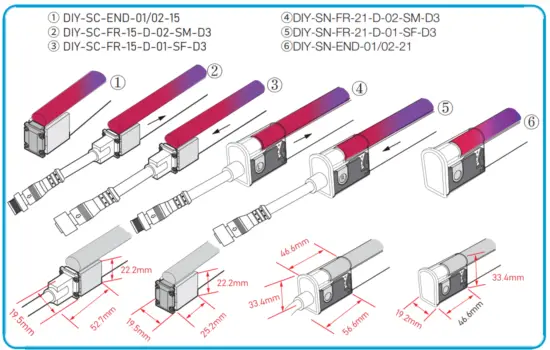 DIY snap & screws kit