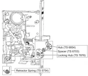 FIG 15 MA551 Holdback Lock Handing