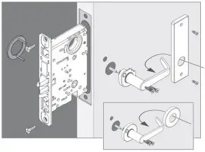 FIG 18 MA161 – Exit or Communicating Lock