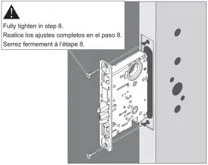 FIG 2 Install lockcase.