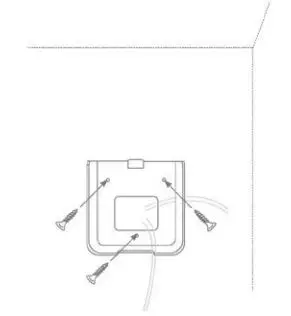 ABUS Nexello 3I 3O Hybrid Module User Manual - Screw the bracket to the wall