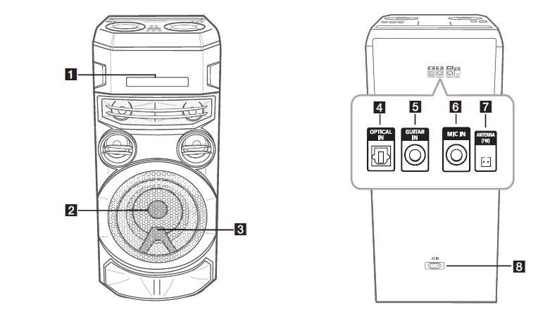LG ON88 Mini Hi-Fi Audio System fig 10