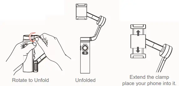 FUNSNAP Capture π Foldable Gimbal 2