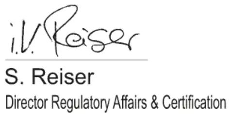 Declaration of Conformity