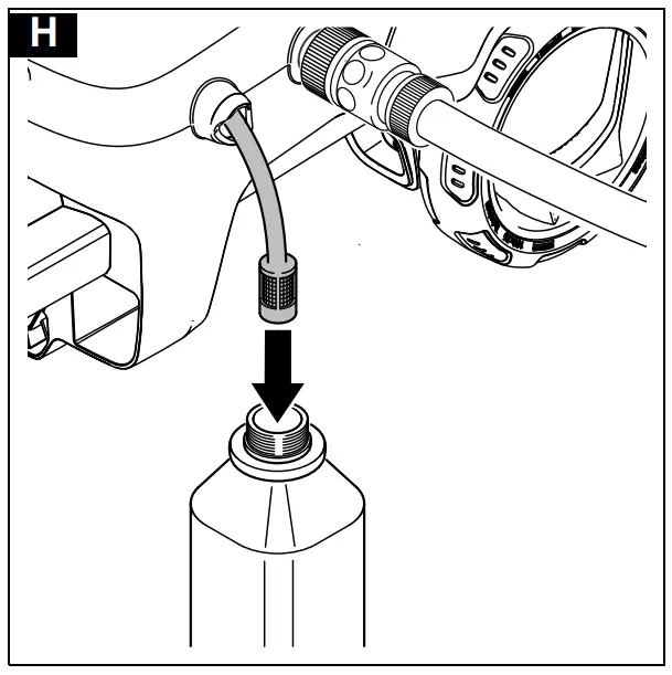 Operation with detergent