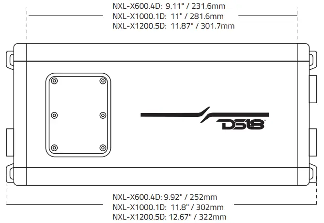 DS18 NXL X600 4D 4 Channel Digital Marine and Powersports Amplifier - fig9