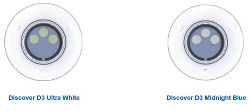 OceanLED DISCOVER D3 Underwater LED Light - Identifying your model
