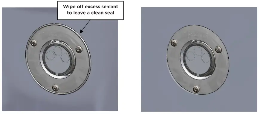 OceanLED DISCOVER D3 Underwater LED Light - ully tightened