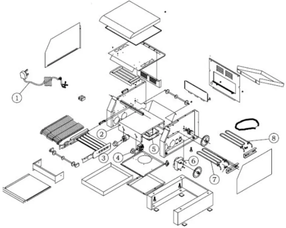 VEVOR TT 150 Electric Conveyor Toaster - Fig 4
