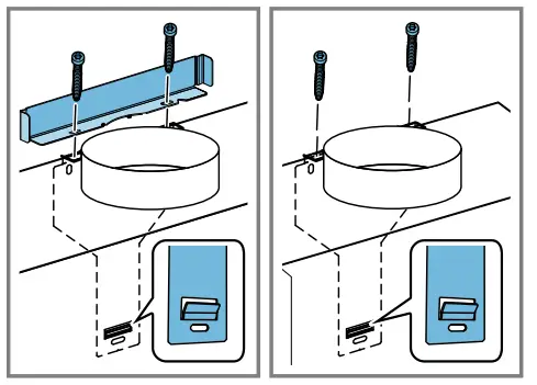 BOSCH DWF67 Extractor Hood - Tighten