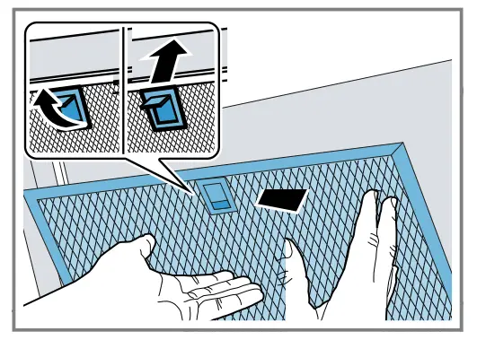 BOSCH DWF67 Extractor Hood - filter