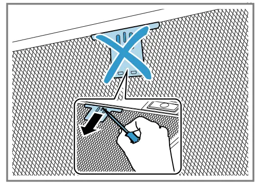 BOSCH DWF67 Extractor Hood - filter1