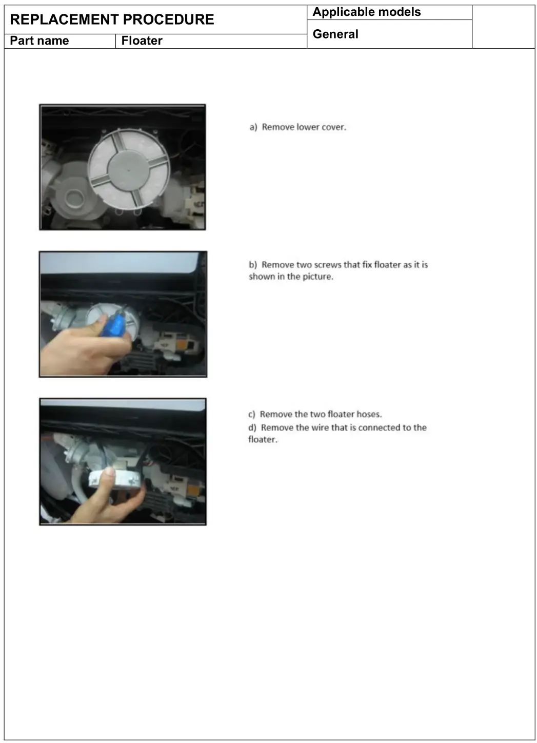 Bush BFSSAE12W Full Size Dishwasher - Floater