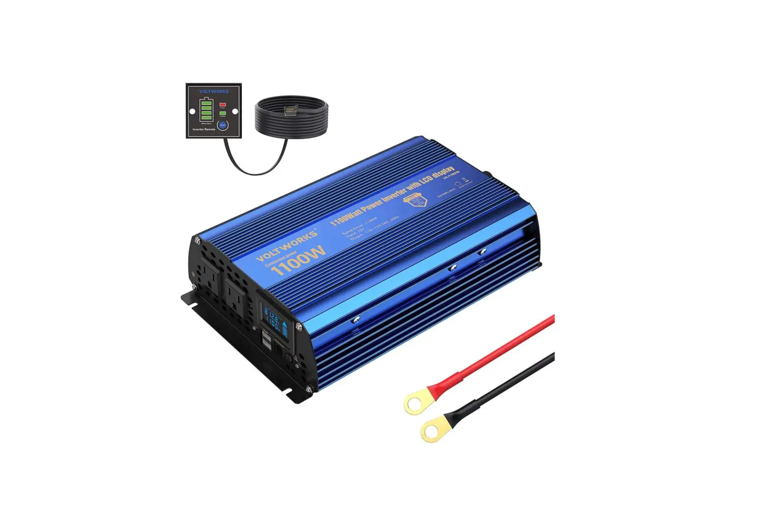 Voltworks Vk-1100hb 1100watt Power Inverter With Lcd Display User Manual