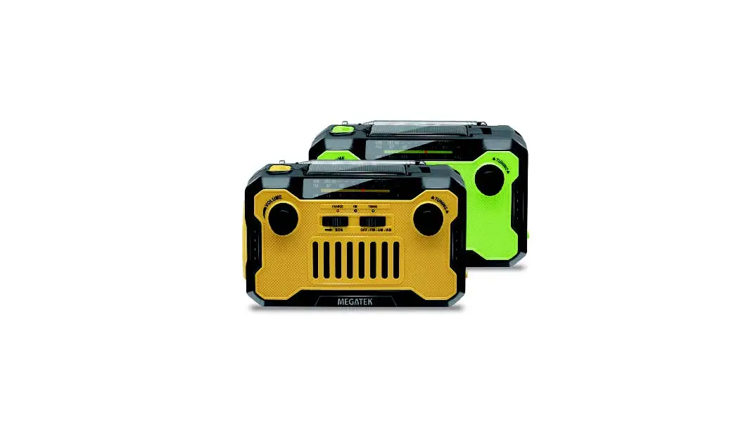 Megatek Wr-21 Multifunctional Hand Crank Weather Radio User Manual Megatek Wr-21 Multifunctional Hand Crank Weather Radio User Manual