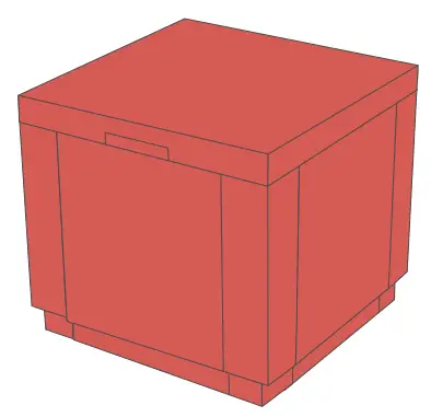 ALLIBERT 209457 ICE CUBE Outdoor Cooler-fig1