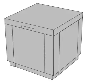 ALLIBERT 209457 ICE CUBE Outdoor Cooler-fig8