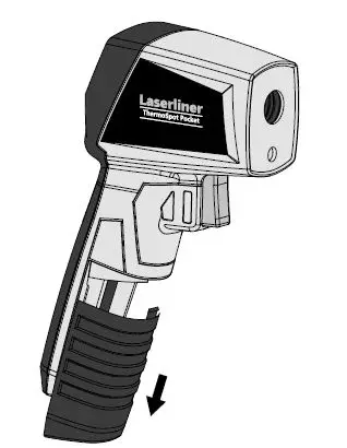 Laserliner 2266539 ThermoSpot Pocket IR Thermometer Display 1