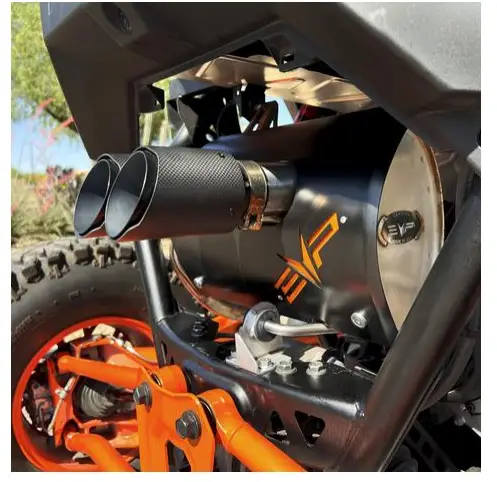 EVOLUTION POWERSPORTS UTVS 0063773 Polaris Pro R Magnum Twin Exit Slip-On Exhaust 1