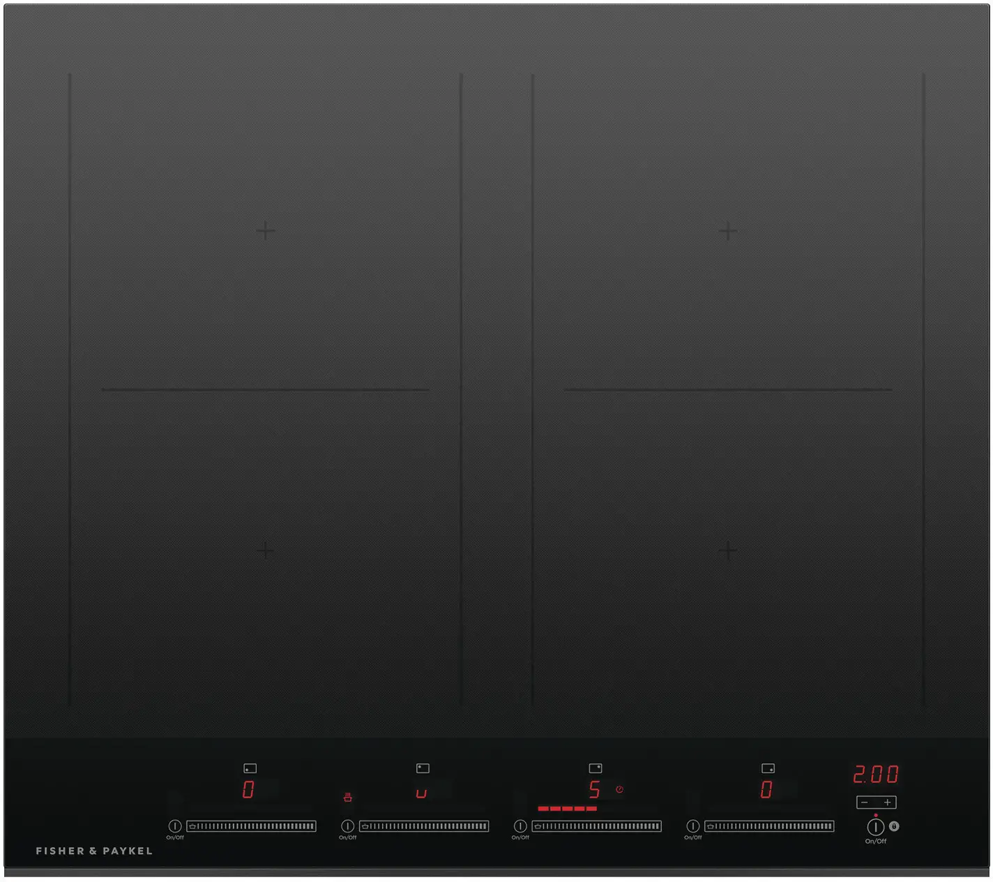 FISHER PAYKEL CI244DTB4 24-Inch Induction Cooktop