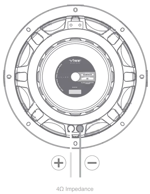 British Audio PULSE10 V0 10 Inch 1050 Watts Max Subwoofer - fig