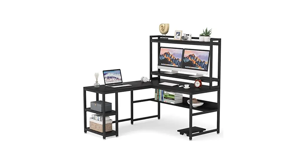 Tribesigns Jw0209 Hoga 53-inch L-shaped Computer Desk Instruction Manual