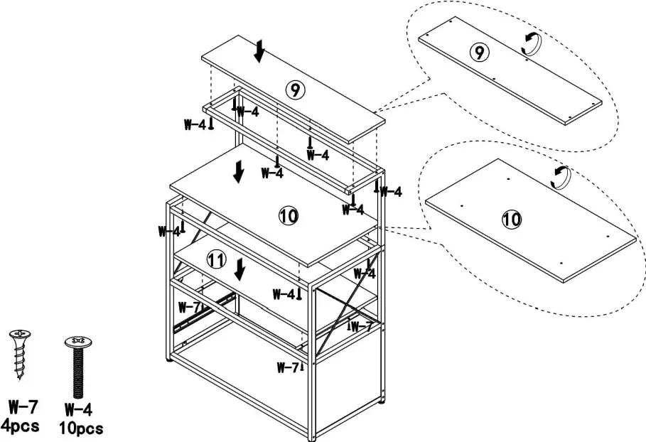 Tribesigns JW0209 HOGA 53-inch LShaped Computer Desk - fig 6