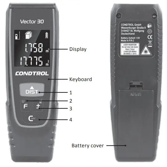 CONDTROL Vector 30 Laser Distance Meter