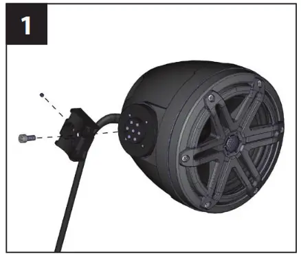 JL AUDIO PS SWMCP Swivel Fixtures for Round Pipes - fig 1