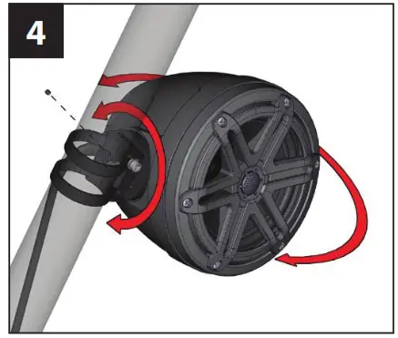 JL AUDIO PS SWMCP Swivel Fixtures for Round Pipes - fig4