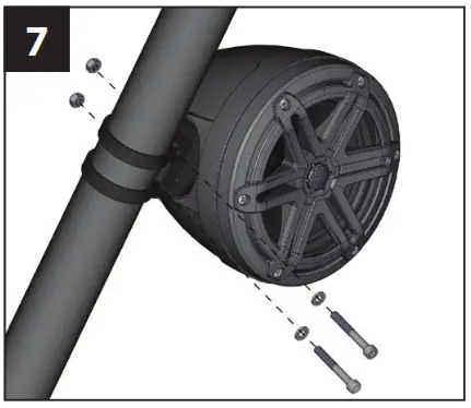 JL AUDIO PS SWMCP Swivel Fixtures for Round Pipes - fig7