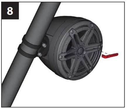 JL AUDIO PS SWMCP Swivel Fixtures for Round Pipes - fig8