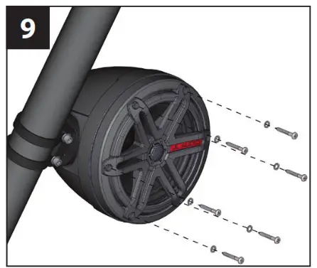 JL AUDIO PS SWMCP Swivel Fixtures for Round Pipes - fig9